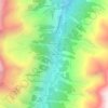 La Barmaz topographic map, elevation, terrain