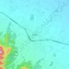 Ban Bueng topographic map, elevation, terrain