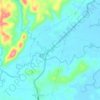 Vitali topographic map, elevation, terrain