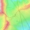 Lötschenpass topographic map, elevation, terrain