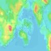 Haakonsvern topographic map, elevation, terrain
