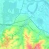 Spytkowice topographic map, elevation, terrain