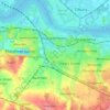 Northfleet topographic map, elevation, terrain