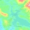 Pantabangan Reservoir topographic map, elevation, terrain