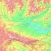 Nangarhar Province topographic map, elevation, terrain