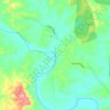 Willawarrin topographic map, elevation, terrain