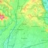 Merate topographic map, elevation, terrain