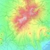 Mount Apo Natural Park topographic map, elevation, terrain