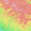 Haliburton County topographic map, elevation, terrain