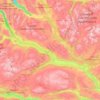 Lesja topographic map, elevation, terrain