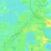 Sylvan Lake topographic map, elevation, terrain