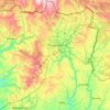 Bragança topographic map, elevation, terrain