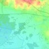 Gaworzyce topographic map, elevation, terrain