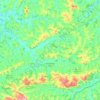 Monsenhor Paulo topographic map, elevation, terrain