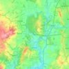 Kinver topographic map, elevation, terrain