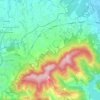Kozy topographic map, elevation, terrain