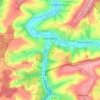 Hornbach topographic map, elevation, terrain