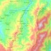 Sabangan topographic map, elevation, terrain