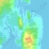 Wedgeport topographic map, elevation, terrain