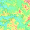 Hualañé topographic map, elevation, terrain