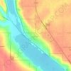 Kenmare topographic map, elevation, terrain