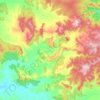 Bara topographic map, elevation, terrain