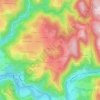 Cahus topographic map, elevation, terrain