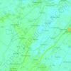 Cento topographic map, elevation, terrain