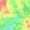 Cleobury Mortimer topographic map, elevation, terrain