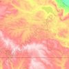 Division No. 3 topographic map, elevation, terrain