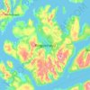 Ringvassøya topographic map, elevation, terrain
