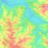 Posadas topographic map, elevation, terrain