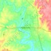 Gatesville topographic map, elevation, terrain