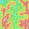 Calizzano topographic map, elevation, terrain