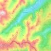Gschnitz topographic map, elevation, terrain