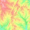 Limestone County topographic map, elevation, terrain