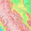 Junín topographic map, elevation, terrain