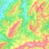 Flühli topographic map, elevation, terrain