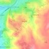 Bagnall topographic map, elevation, terrain