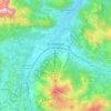 Sankt Johann in Tirol topographic map, elevation, terrain