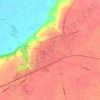 Unisław topographic map, elevation, terrain