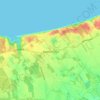 Baiting Hollow topographic map, elevation, terrain