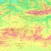 Bouira topographic map, elevation, terrain