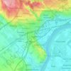 Érd topographic map, elevation, terrain