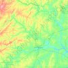 Halifax County topographic map, elevation, terrain