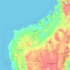 Province de Mahajanga topographic map, elevation, terrain