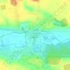 Barcin topographic map, elevation, terrain