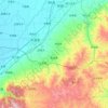 Pingyao County topographic map, elevation, terrain