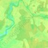 Levi küla topographic map, elevation, terrain