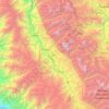 Province of Yungay topographic map, elevation, terrain